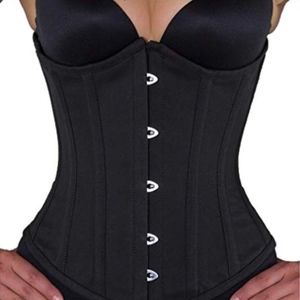 Black Double boned corset